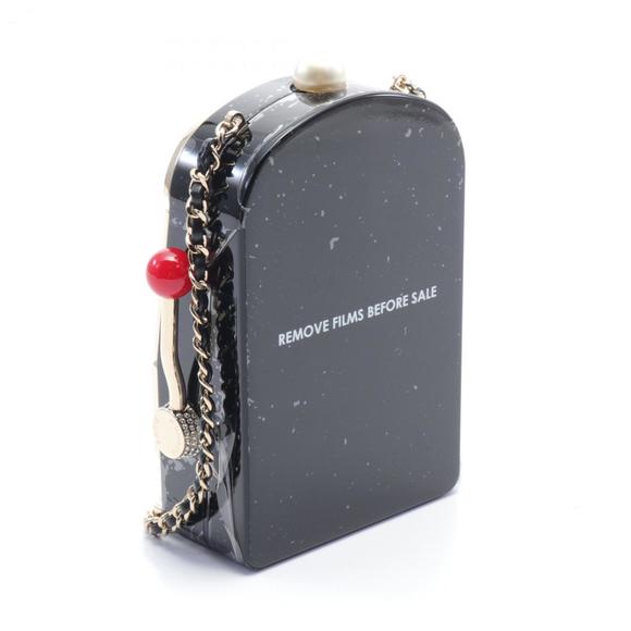 Chanel CHANEL Slot Machine Coco Mark Camellia No.5 Shoulder Bag Resin Metal W... - Picture 3 of 5